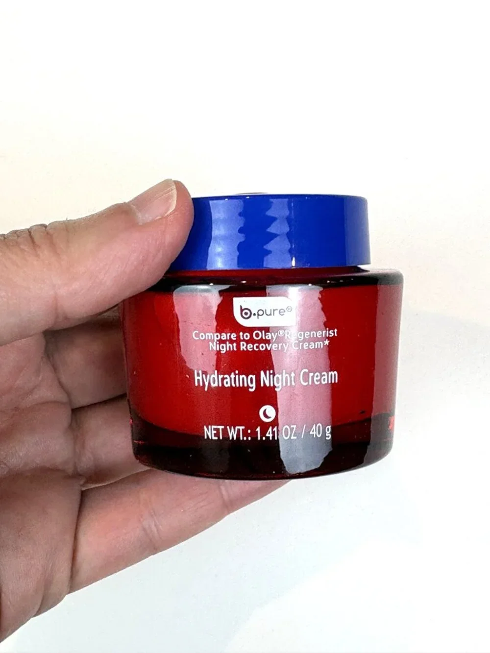 b.pure Revitalizing Hydrating Night Cream 1.41 oz (40 g) jar. New